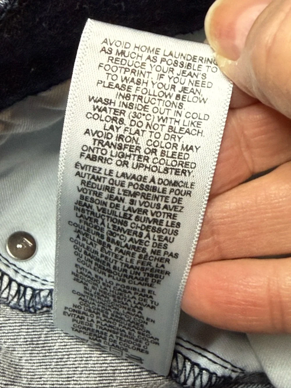 FRAME Le High Wide Leg Crop Jeans Dark Wash Size 30 - Picture 8 of 10